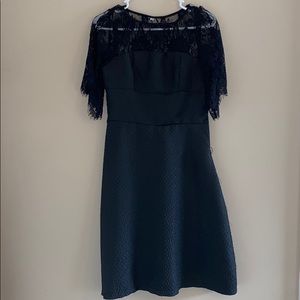 Black lace dress